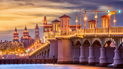 st augustine bridge of lions night of lights