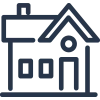 Icon of a two story house